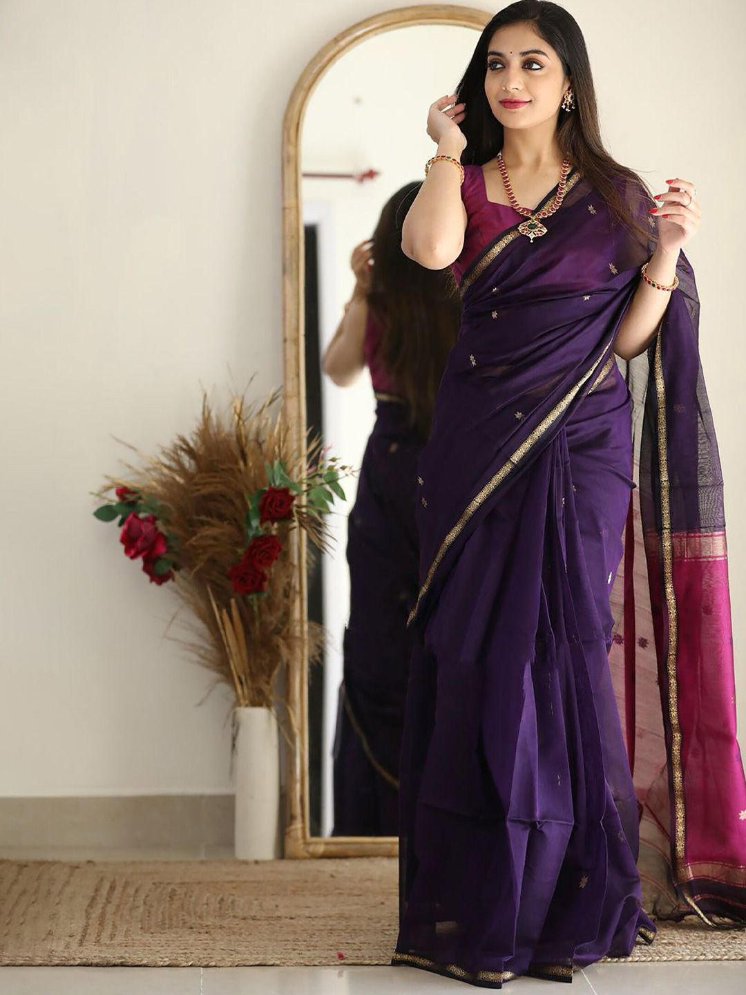 Silk Blend Kanjeevaram Saree