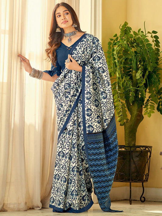 Ethnic Motifs Printed Saree